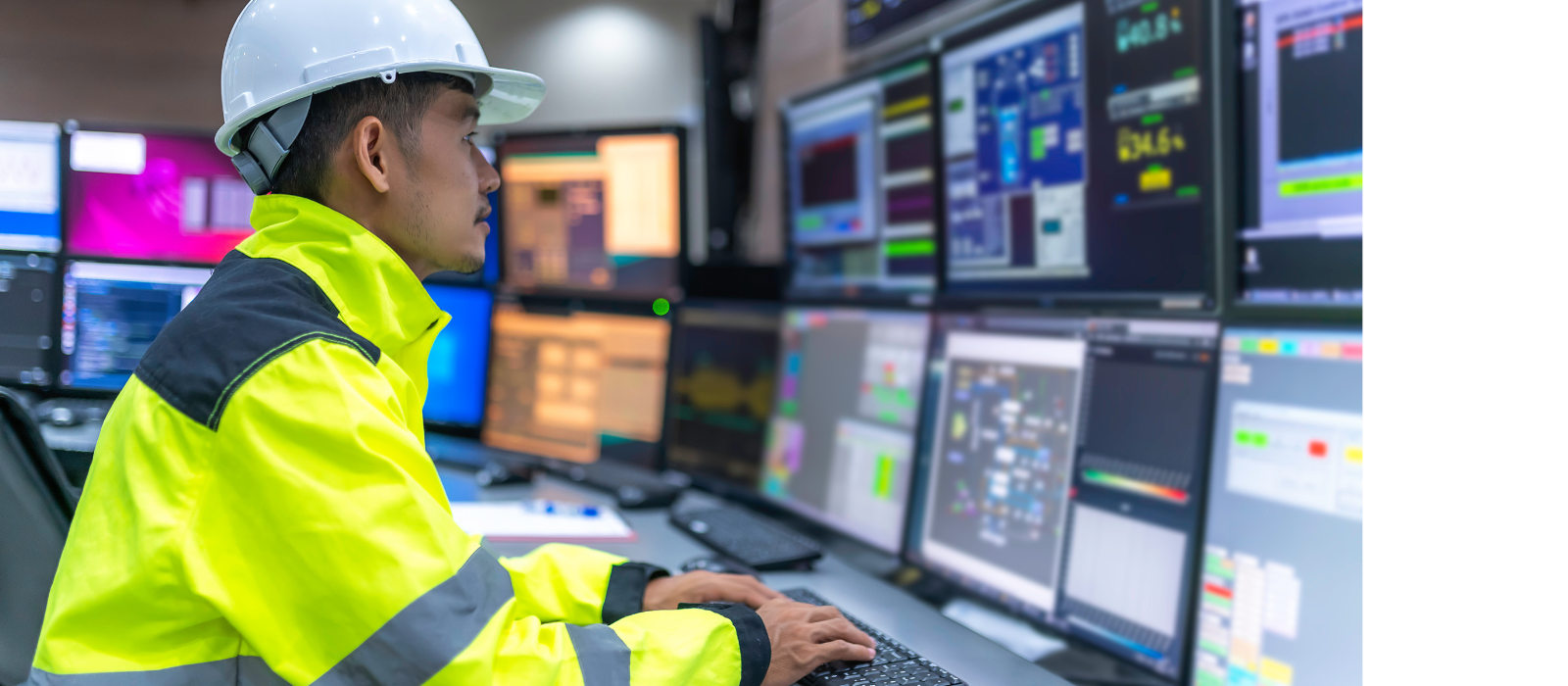 Aethelgard control room monitoring systems